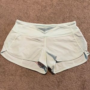Mint Color LuLu Speed Shorts